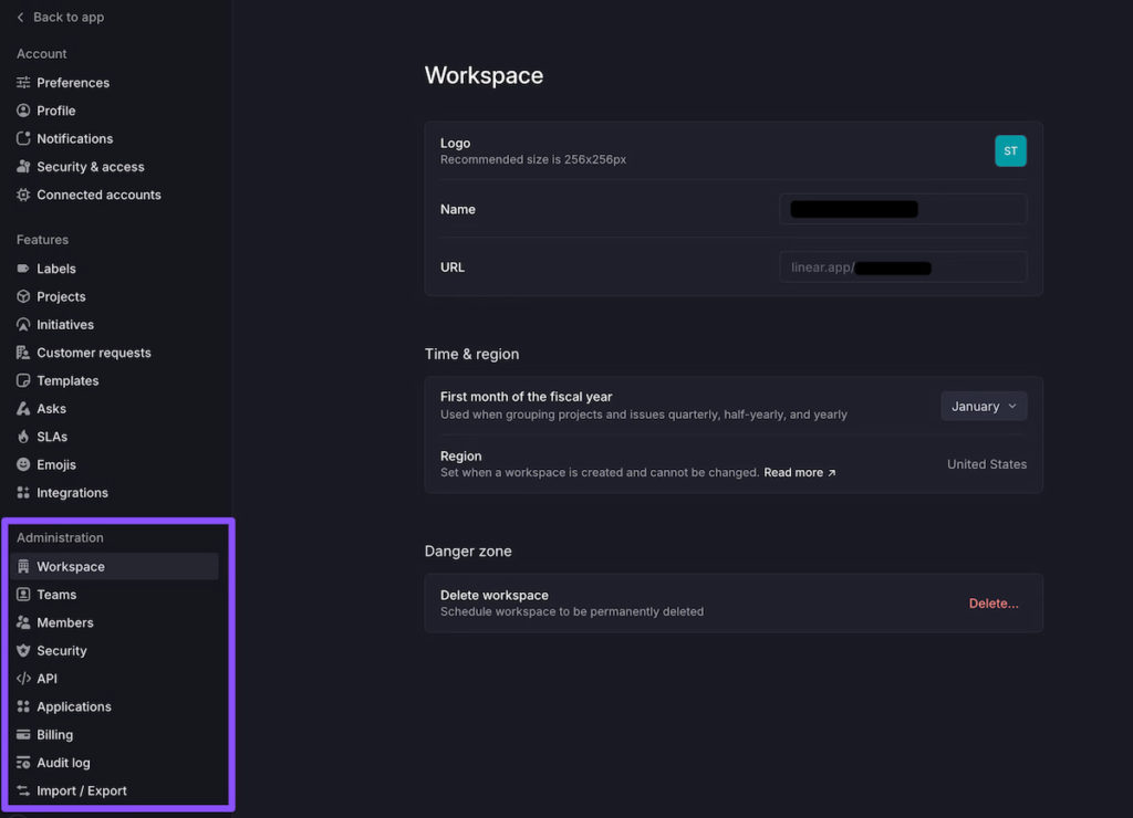 Linear above the fold