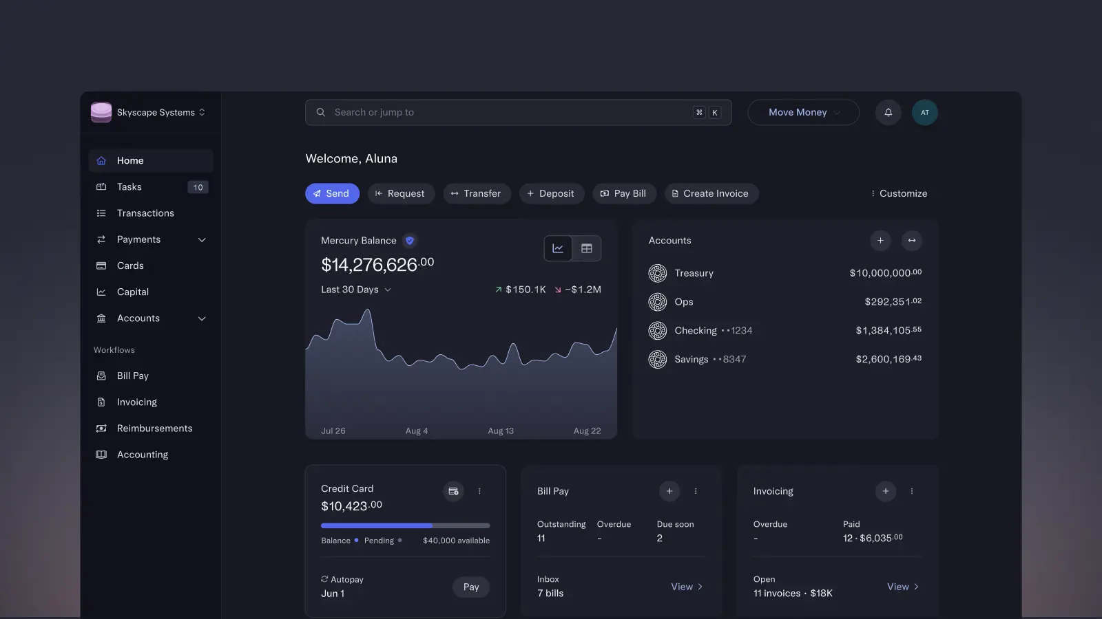 Mercury lower page